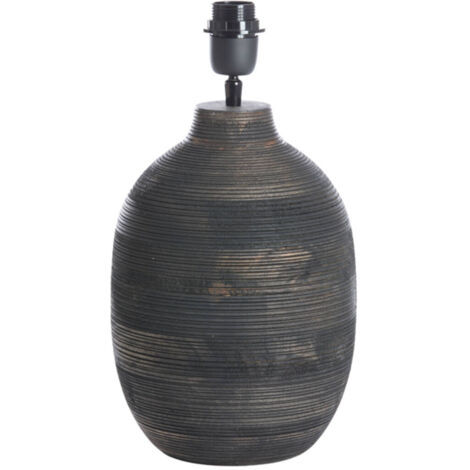 Light & Living - lampe de table - Khomai - marron - bois -