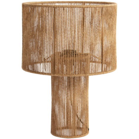 Light & Living - lampe de table - Lavatera - naturel - jute - E27