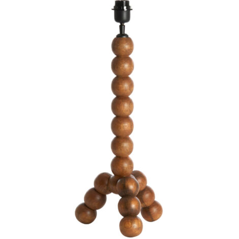Light & Living - lampe de table - Veglio - marron - bois - Ø 20cm