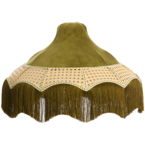 Light & Living - lampenschirm - Mizia - grün - textil - Ø 45cm -