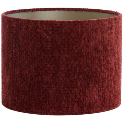 Light & Living - lampenschirm - Ruby - rot - textil - Ø 25cm -