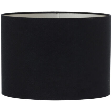 Light & Living - lampenschirm - Velours - schwarz - textil - E27