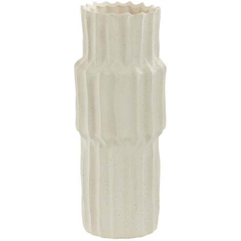 Light & Living LONGA Mini-Vase Keramik Creme – Ø14,5x36 cm