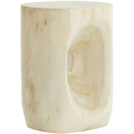 Light & Living Mesa auxiliar Morilo de madera claro natural
