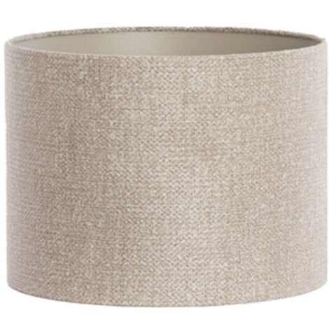 Light & Living - pantalla de lámpara - Brandy - marrón - textil -