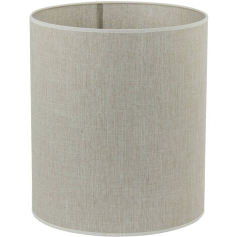 Light & Living - pantalla de lámpara - Breska - blanco - textil -