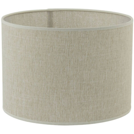 Light & Living - pantalla de lámpara - Breska - blanco - textil -