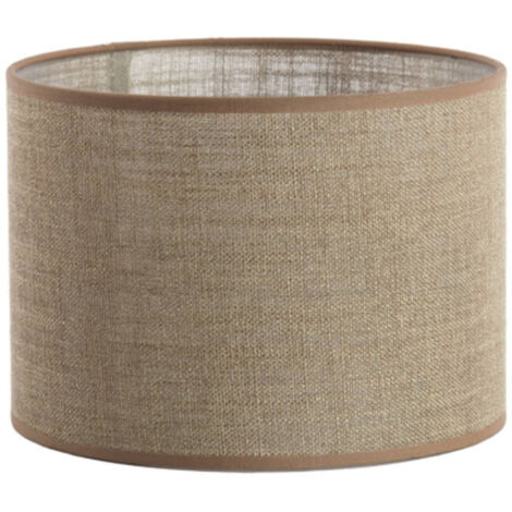 Light & Living - pantalla de lámpara - Caden - marrón - textil -