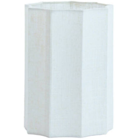 Light & Living - pantalla de lámpara - Disli - blanco - textil -