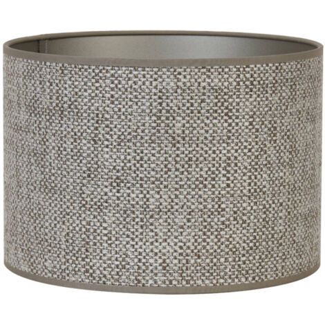 Light & Living - pantalla de lámpara - Saverna - marrón - textil