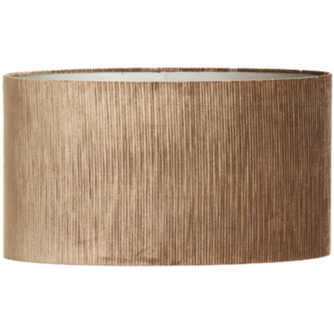 Light & Living - paralume - Flair - marrone - tessile - E27 -