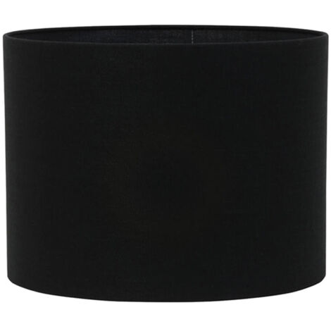 Light & Living - paralume - Livigno - nero - tessile - Ø 40cm -