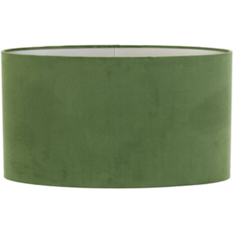 Light & Living - paralume - Velours - verde - tessile - E27 -
