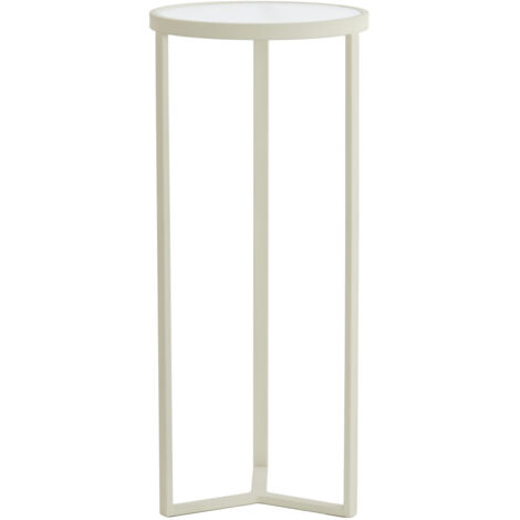 Light & Living Säule RETIRO klares Rippenglas crème – Ø35x81 cm