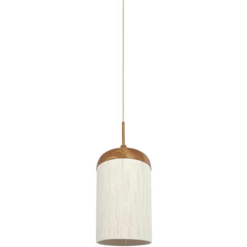 Light & Living - suspension - Dania - beige naturel - coton métal