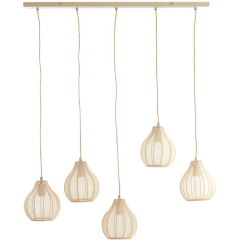 Light & Living - suspension - Elati - beige - textile - grande
