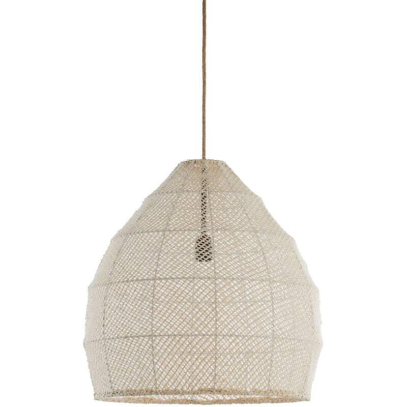 Light&living - suspension - Makassar - beige - textile - E27 -