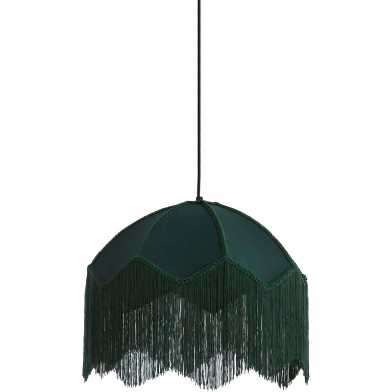 Light&living - suspension - Malacia - vert - raffia velours