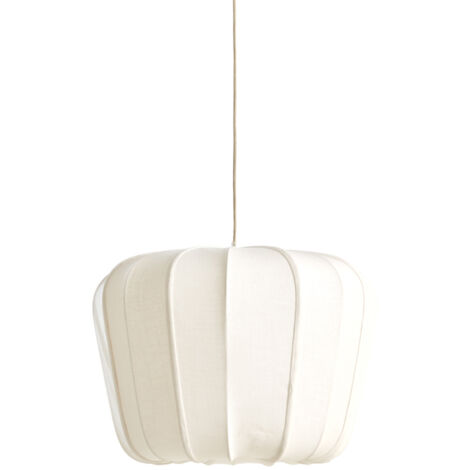 Light & Living - suspension - Zubedo - blanc - textile - Ø 60cm -