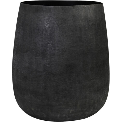 Light & Living Topf Deco Genoli Mattschwarz - Ø39x42 cm