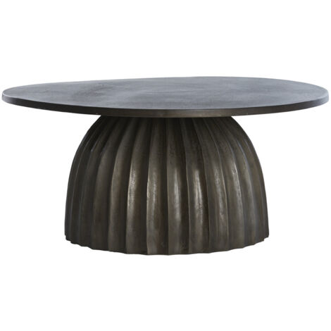 Light & Living VEGLIA Beistelltisch in matt Dunkelbraun –