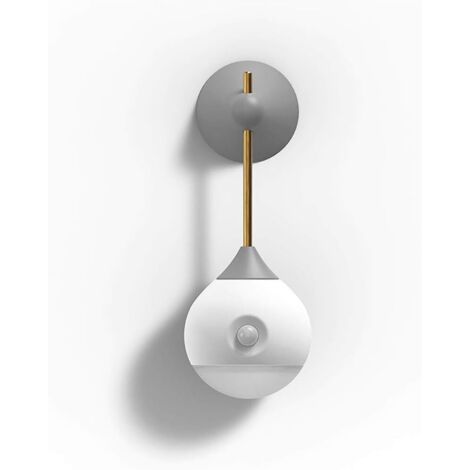 Light Sensor, Cabinet Light, Portable LED Night Light, Night Lighting, Intelligent Human Body Induction Bedside Wall Lamp Warm Light