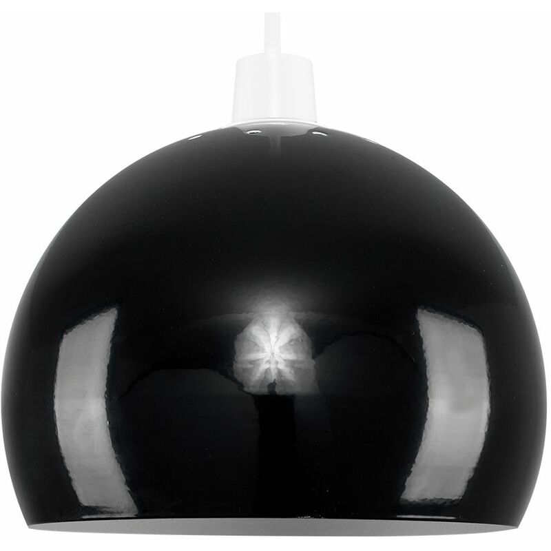 Mini Arco Metal Pendant Shades - Black - No Bulb