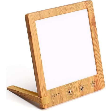 Light Therapy Lamp, 10000 Lux LED Sad Lantern, Seasonal Affective Disorder with Touch Timer, Night Light for Home/Office
