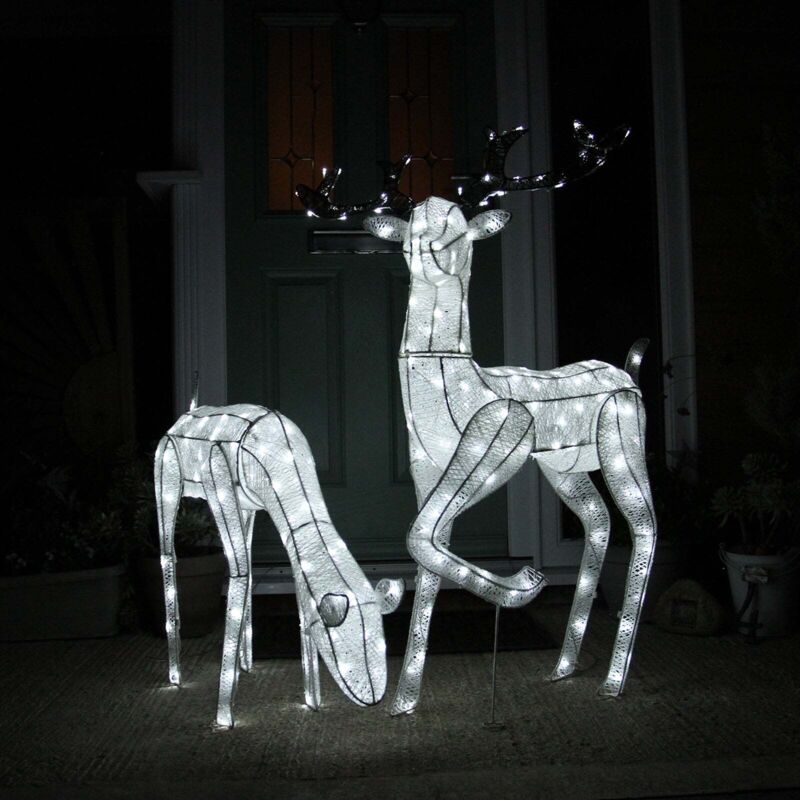 Image of Monster-shop - Light Up Reindeer White&hellip;