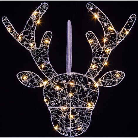 Light-Up Wire Reindeer with Beads