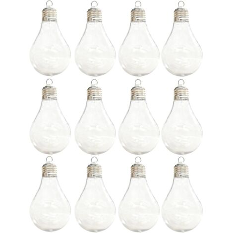 Lightbulbs Fillable Decorations Large Opening Light Bulb