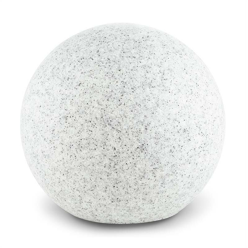 Shinestone m Lampe de jardin ronde 30cm Style pierre