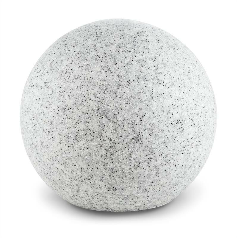 Shinestone xl Lampe de jardin ronde 50cm Style pierre