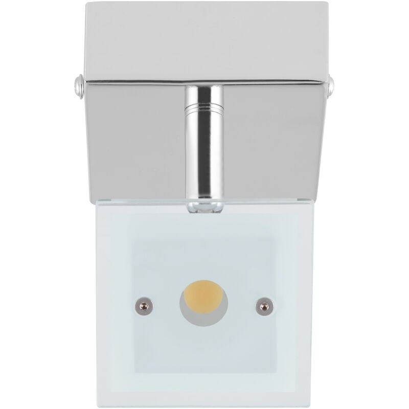 Vegard 1 Spot led 5W 400lm rotatif chrome verre