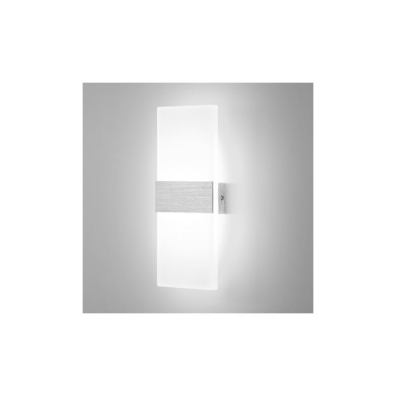 Lightess - 12W Applique Murale Intérieure led Lampes Blanc Froid