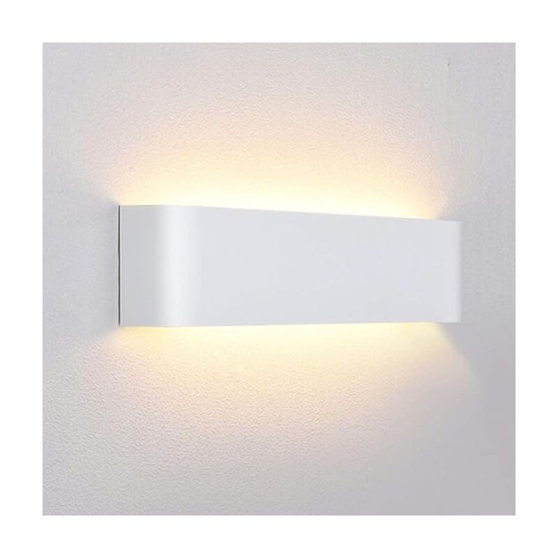 Lightess - intérieure led Blanc Chaud Lampe Murale Aluminium