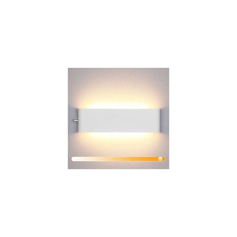 Applique murale led dimmable d'intérieur Blanc chaud - Lightess