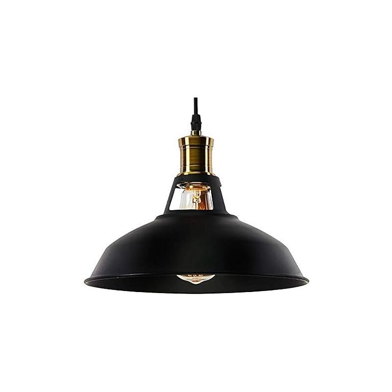 Lightess - Suspension Luminaire Industrielle Rétro en Métal Lampe