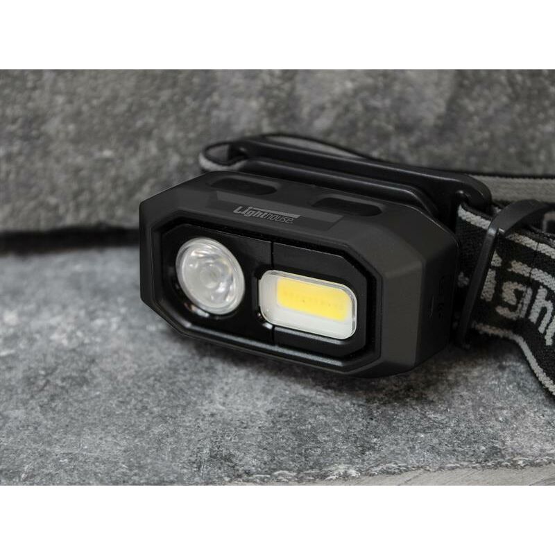 Lighthouse - Elite Rechargeable led Sensor Headlight 300 lumens - L/HEHEAD300R