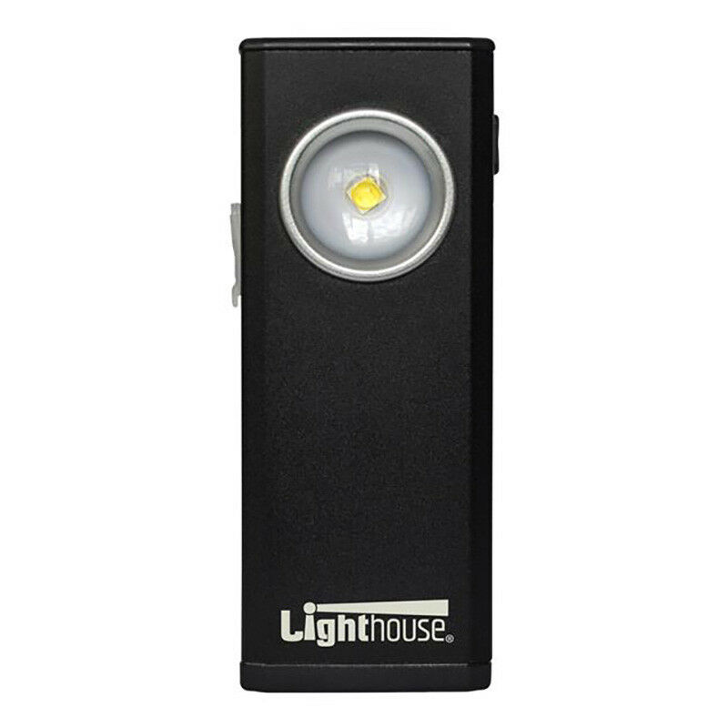 L/HEM10BLKR Rechargeable Elite Mini LED Lamp - Lighthouse