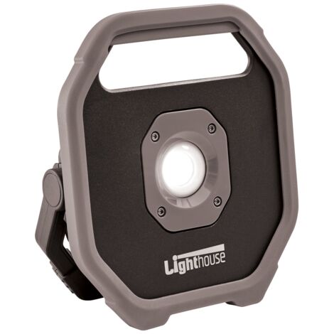 Lighthouse L/HS110R USB Chargeable LED 10W 1100Lumen Worklight Impact Resistance