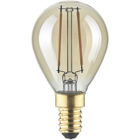 LightMe LM85054 LED E14 forme de goutte 4.5 W ambré (Ø x L) 45 mm x 80 mm 1 pc(s) C834392