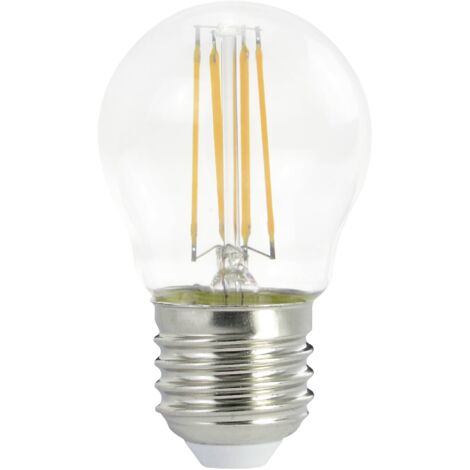 LightMe LM85275 LED CEE E (A - G) E27 forme de poire 4 W = 40 W blanc chaud (Ø x H) 45 mm x 77 mm 1 pc(s) D022782