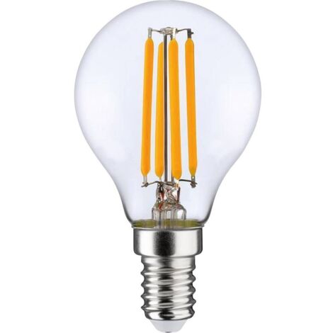 LightMe LM85337 LED CEE E (A - G) E14 forme de poire 6.5 W = 60 W blanc chaud (Ø x L) 45 mm x 78 mm à filament, non dimmable 1 pc(s) A217282