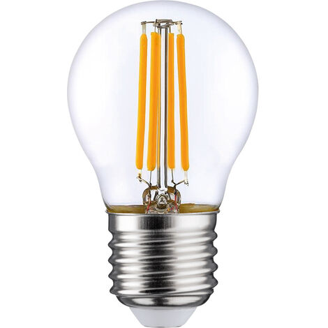LightMe LM85338 LED EEK F (A - G) E27 Glühlampenform 6.5 W = 60 W Warmweiß (Ø x L) 45 mm x 77 mm Fil