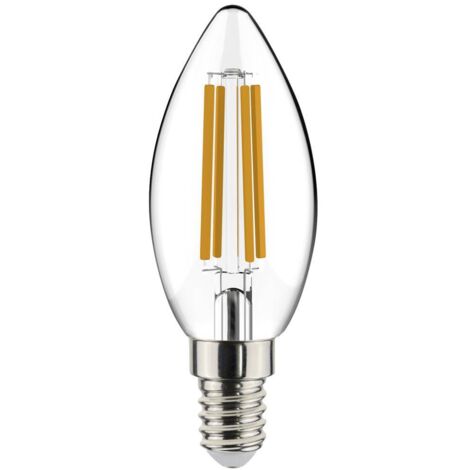 LightMe LM85931 LED CEE F (A - G) E14 forme de flamme 4.5 W = 40 W blanc chaud (Ø x H) 35 mm x 97 mm
