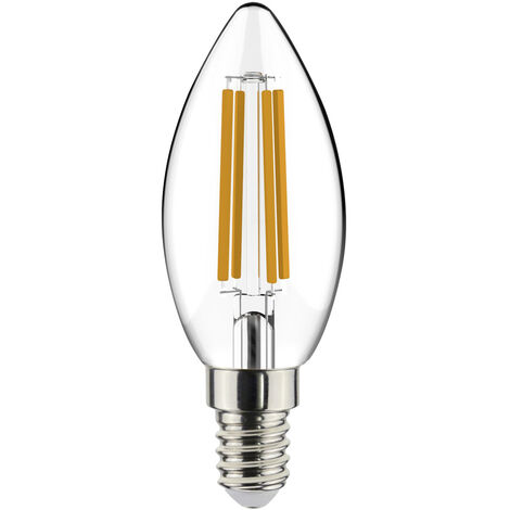 LightMe LM85931 LED EEK F (A - G) E14 Kerzenform 4.5 W = 40 W Warmweiß (Ø x H) 35 mm x 97 mm  5 St.