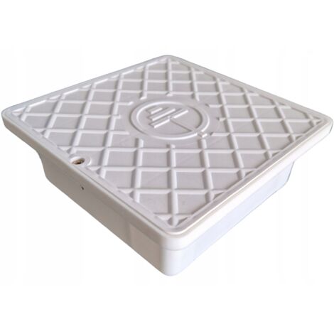 LIGHTNING BOX 170x170x55 Scatola da parete per connettore di controllo BIANCO