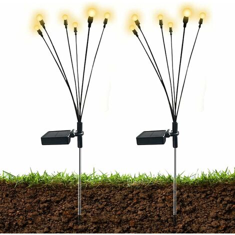 Amzxart Lampes Solaires Jardin Extérieur, Lampes Solaires Extérieures  Imperméables Pissenlit Tournesol, Avec Guirlande Lumineuse Colorée Pour  Patio Cour Jardin Décoration, Lot De 4 : : Luminaires et Éclairage