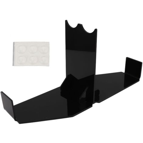 Lightsaber Display Stand Acrylic Desktop Lightsaber Display Holder Rack Wand Stand Dagger Dispaly Stand with Anti Slip Pad Black